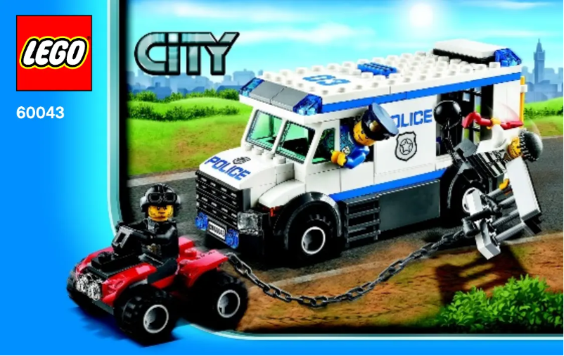 Page 1 de la notice Manuel utilisateur Lego City 60043