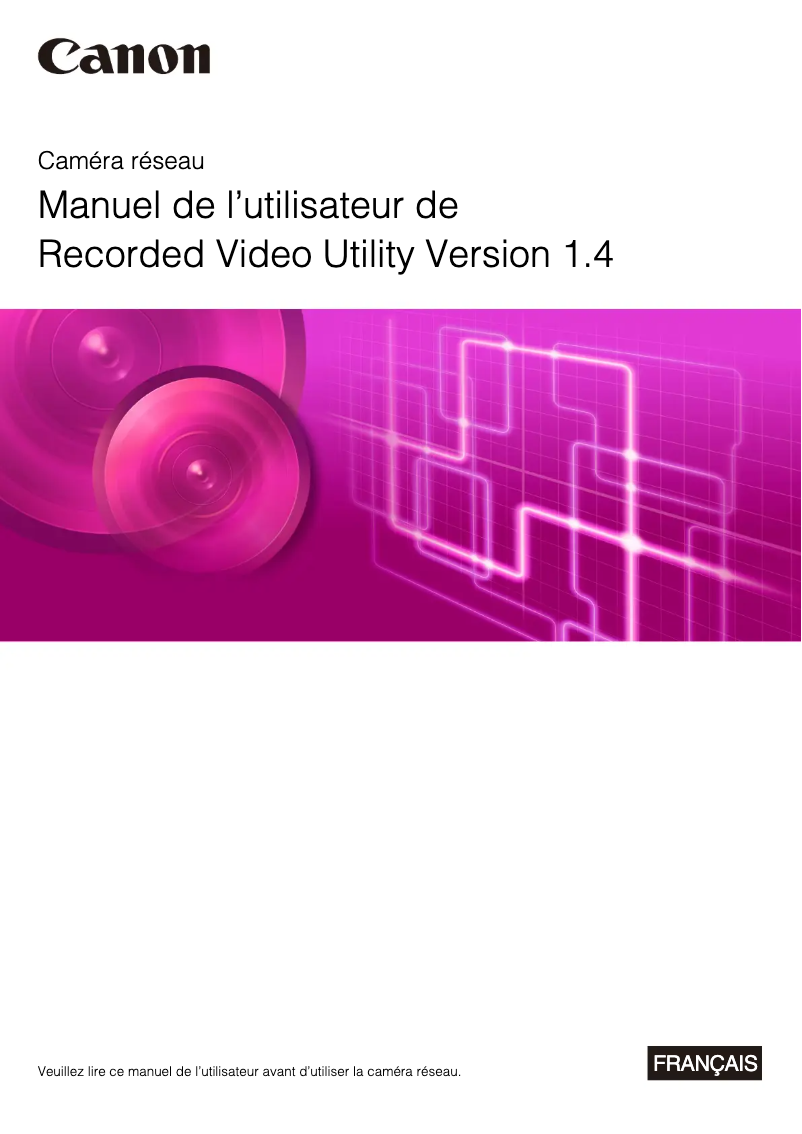 Image de la première page du manuel de l'appareil VB-S805D Mk II