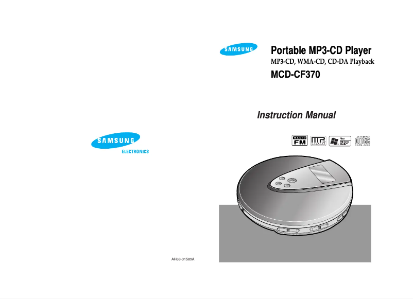 Image de la première page du manuel de l'appareil MCD-CF370