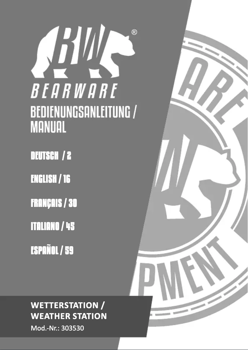 Image de la première page du manuel de l'appareil 303530