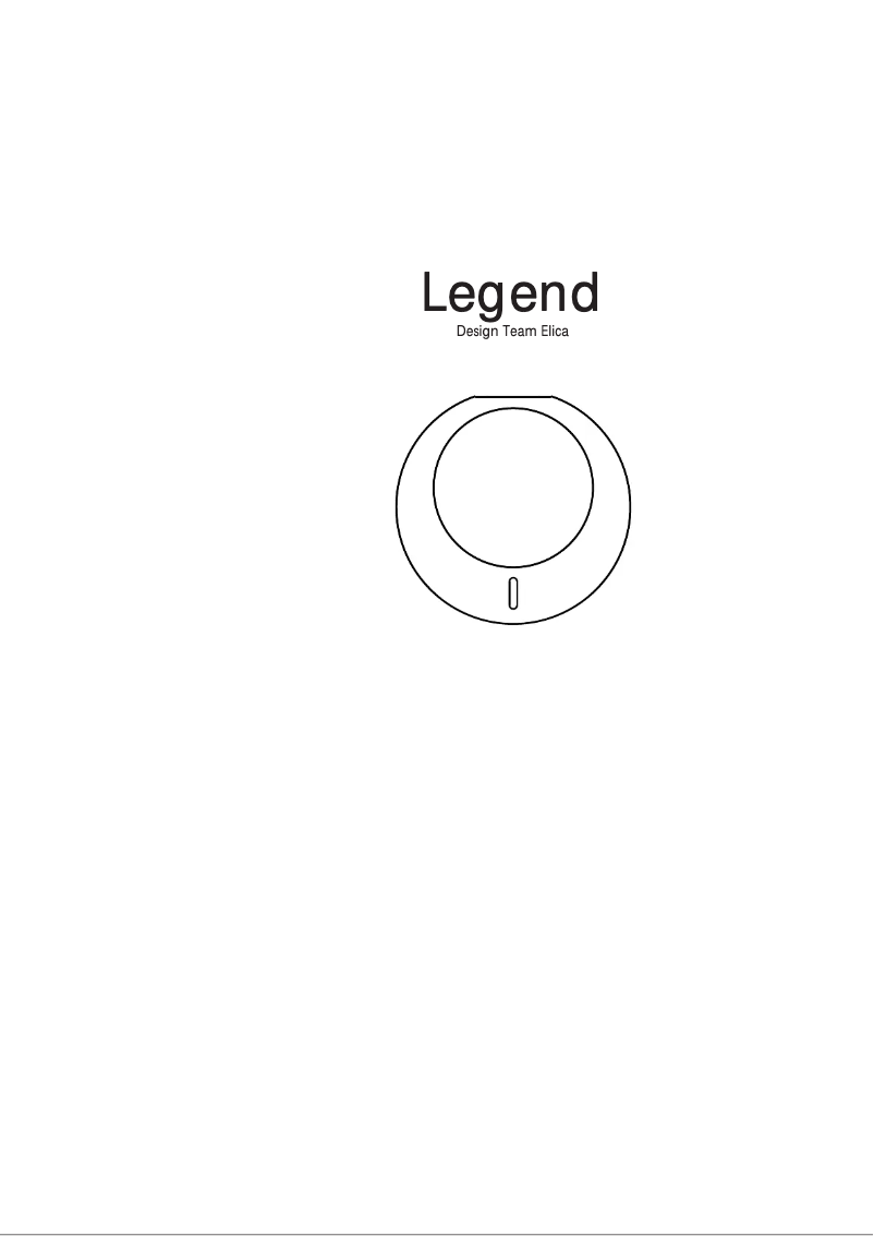 Image de la première page du manuel de l'appareil Legend