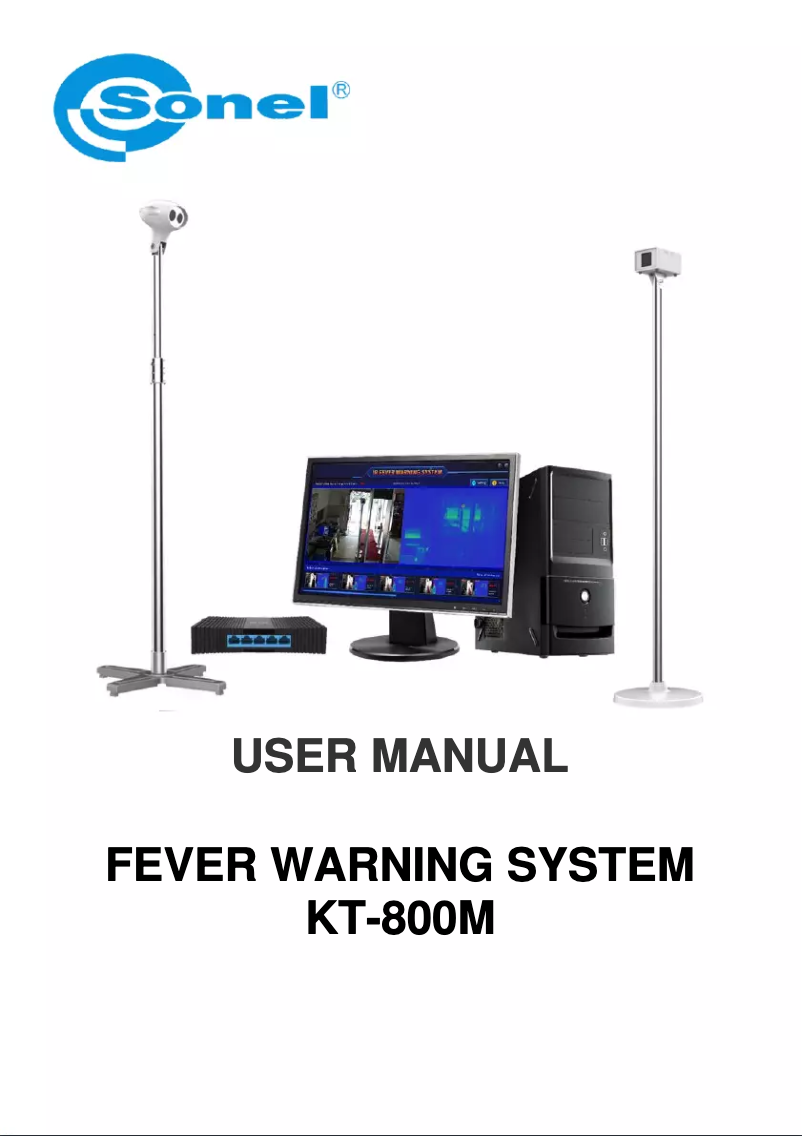 Page 1 de la notice Manuel utilisateur Sonel KT-800M