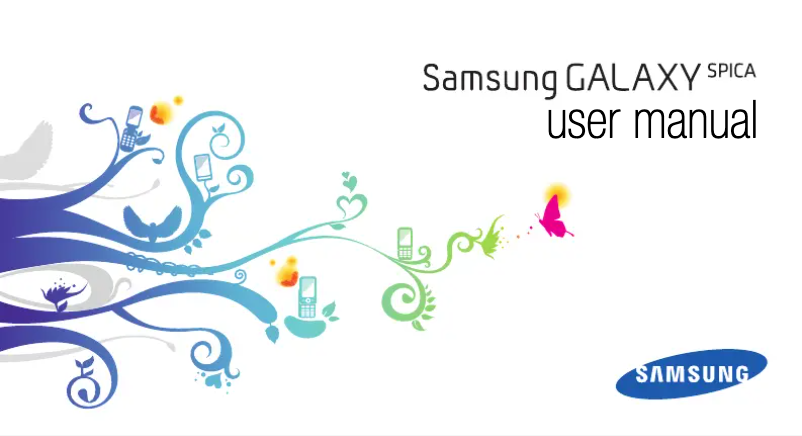 Image de la première page du manuel de l'appareil I5700 Galaxy