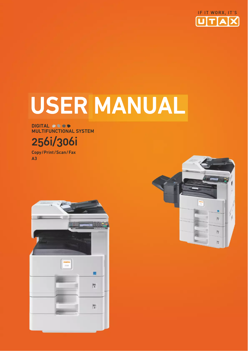 Image de la première page du manuel de l'appareil 306i