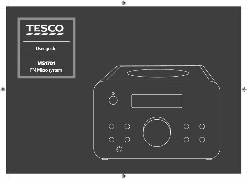 Page 1 de la notice Manuel utilisateur Tesco MS1701