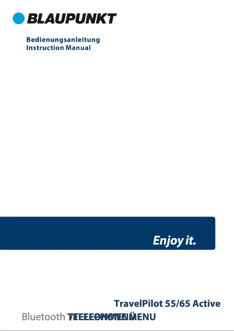 Page 1 de la notice Manuel utilisateur Blaupunkt TravelPilot 65