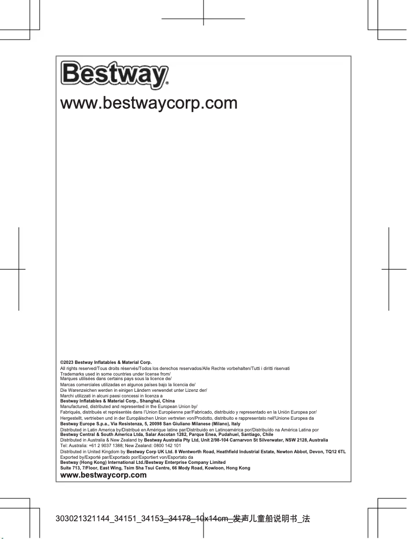 Imagen de la primera página del manual del dispositivo 34178