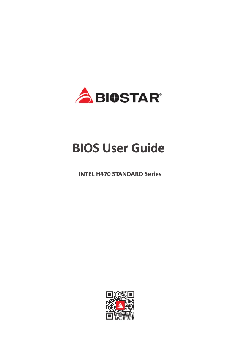 Page 1 de la notice Manuel utilisateur Biostar H510MHP 4.0