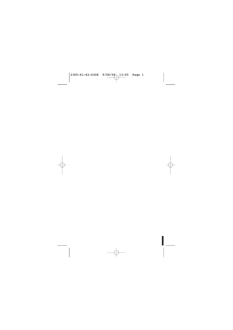 Imagen de la primera página del manual del dispositivo 2326CE Pro Curl 200