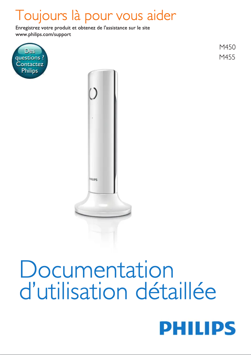 Image de la première page du manuel de l'appareil M450