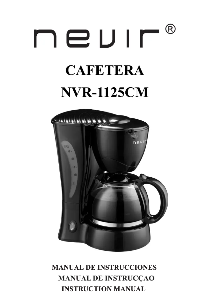 Page n°1 - Manuel utilisateur Nevir NVR-1125 CM
