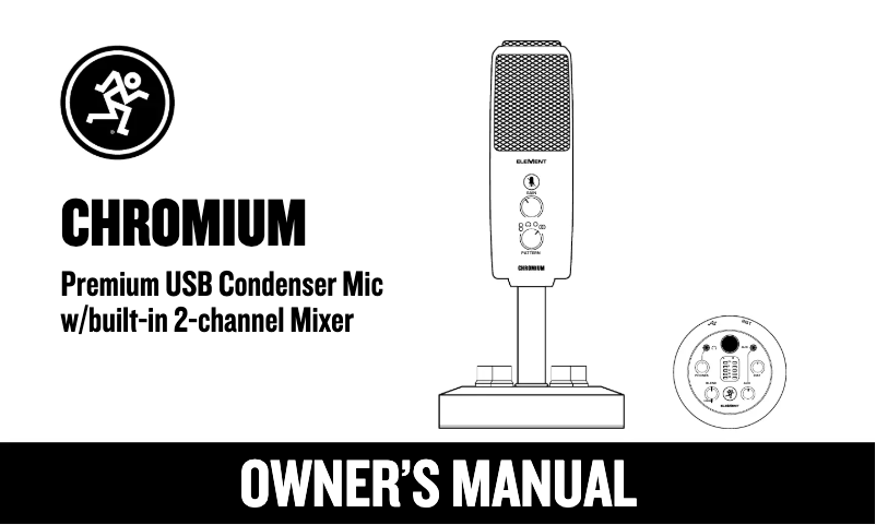 Image de la première page du manuel de l'appareil Chromium