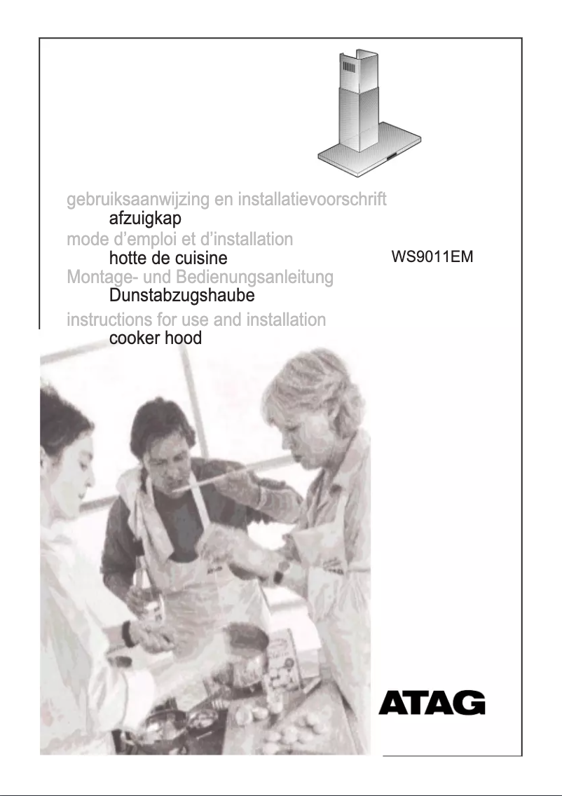 Page 1 de la notice Manuel utilisateur Atag WS9011EM