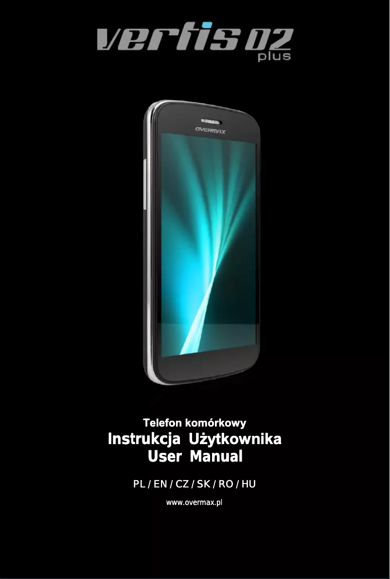 Image de la première page du manuel de l'appareil Vertis02