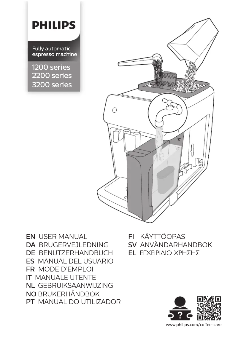 Image de la première page du manuel de l'appareil Series 2200 EP2021
