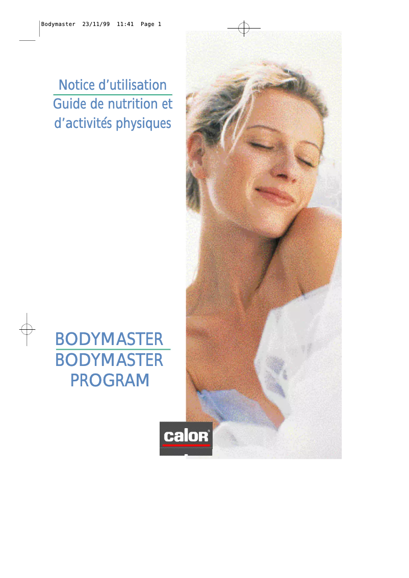 Page n°1 - Manuel utilisateur Calor Bodymaster 7930