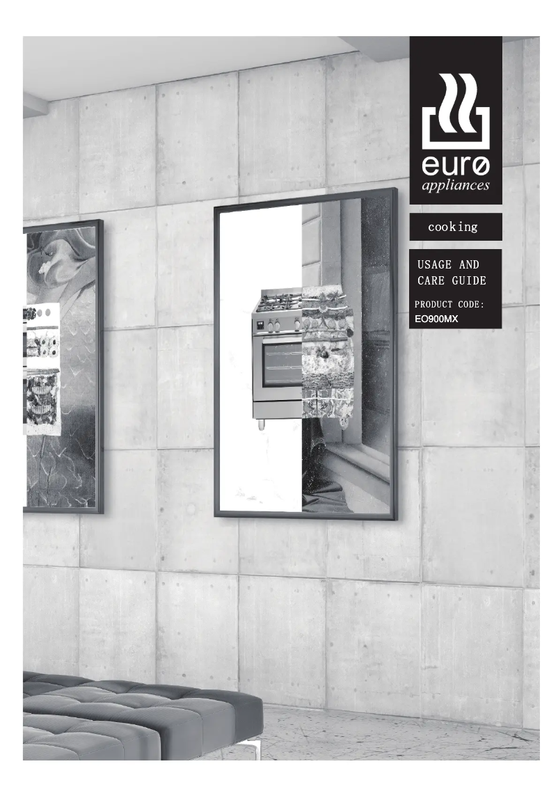 Page n°1 - Manuel utilisateur Euro Appliances EO900MX