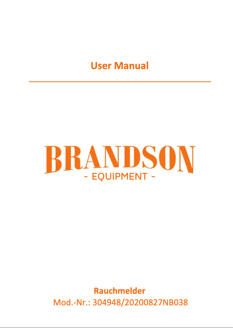 Página 1 del manual Manual de usuario Brandson 304948