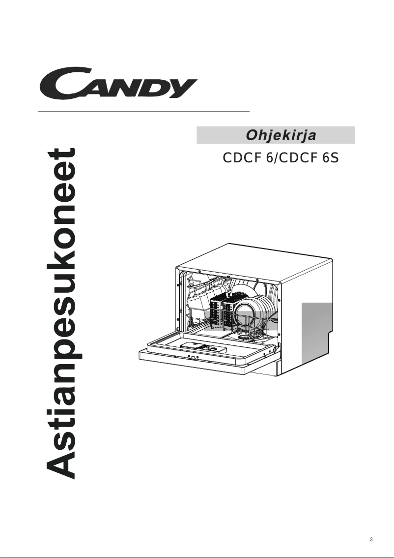 Page 1 de la notice Manuel utilisateur Candy CDCF 6