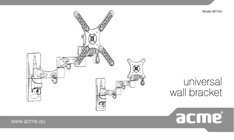 Page 1 de la notice Manuel utilisateur Acme United MT105