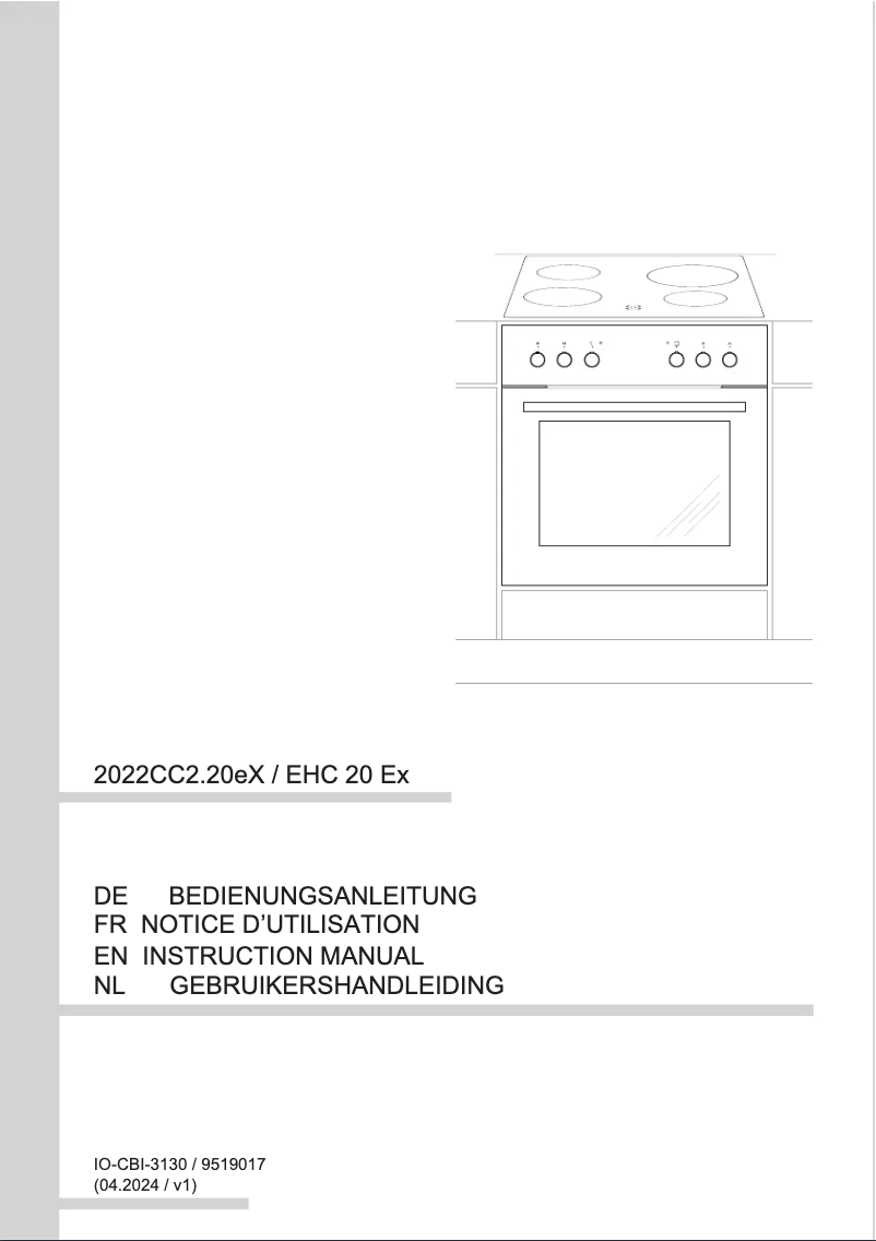 Página 1 del manual Manual de usuario Amica EHC 20 Ex