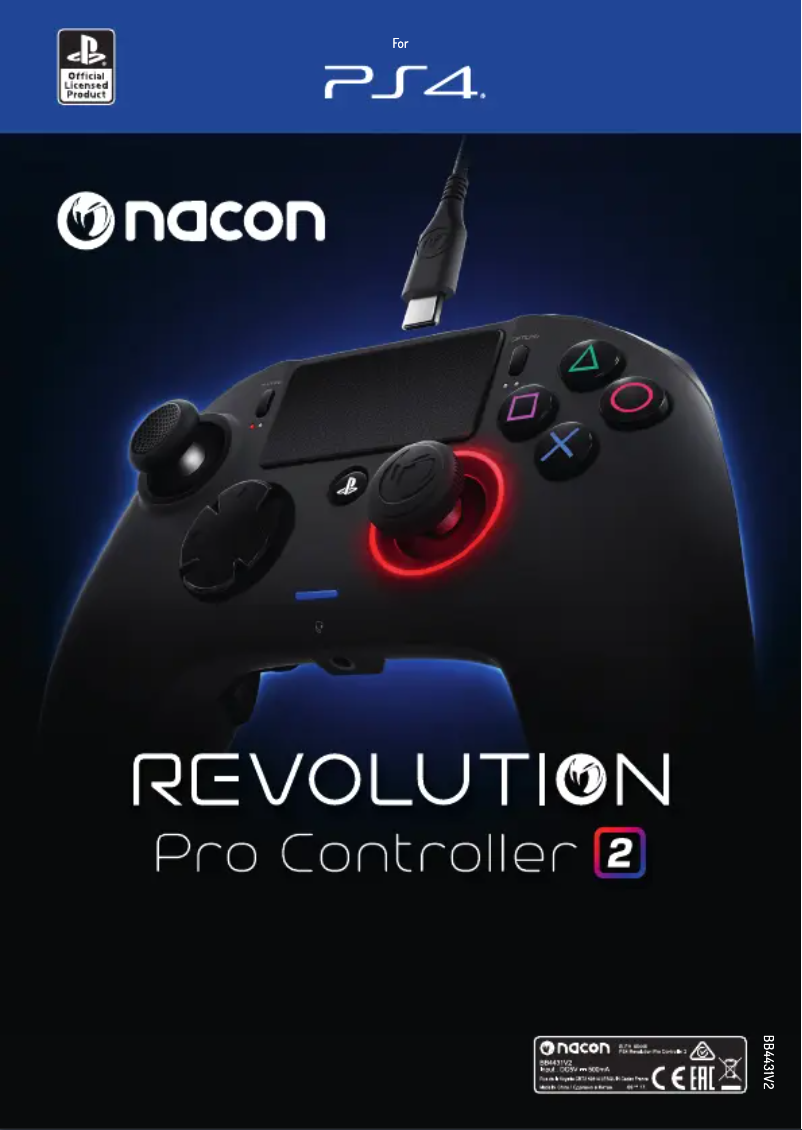 Página 1 del manual Manual de usuario NACON Revolution Pro Controller 2