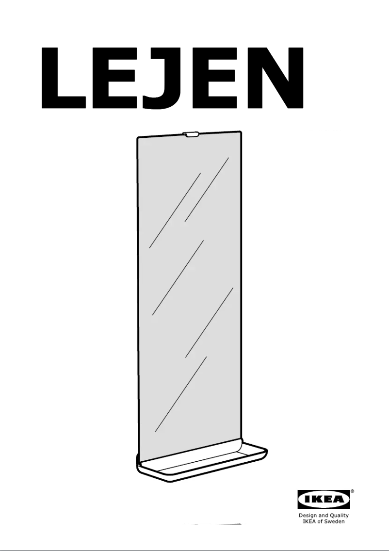 Image de la première page du manuel de l'appareil LEJEN