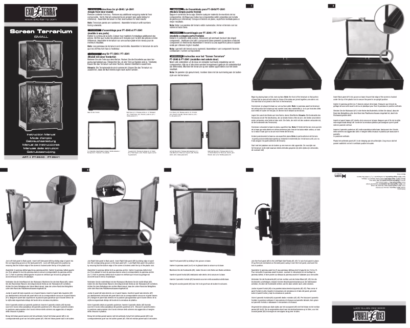 Page 1 de la notice Manuel utilisateur Exo-Terra PT-2641