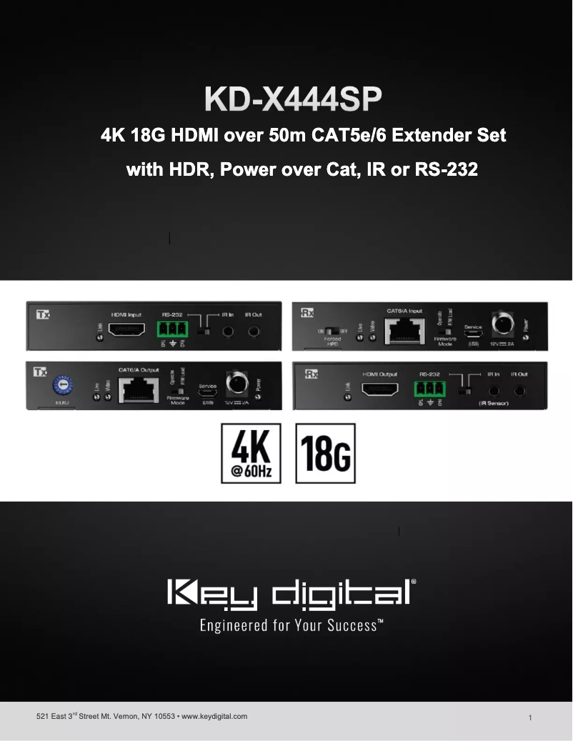 Imagen de la primera página del manual del dispositivo KD-X444SP