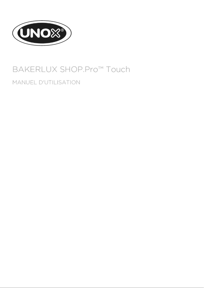 Image de la première page du manuel de l'appareil BAKERLUX SHOP.Pro TOUCH