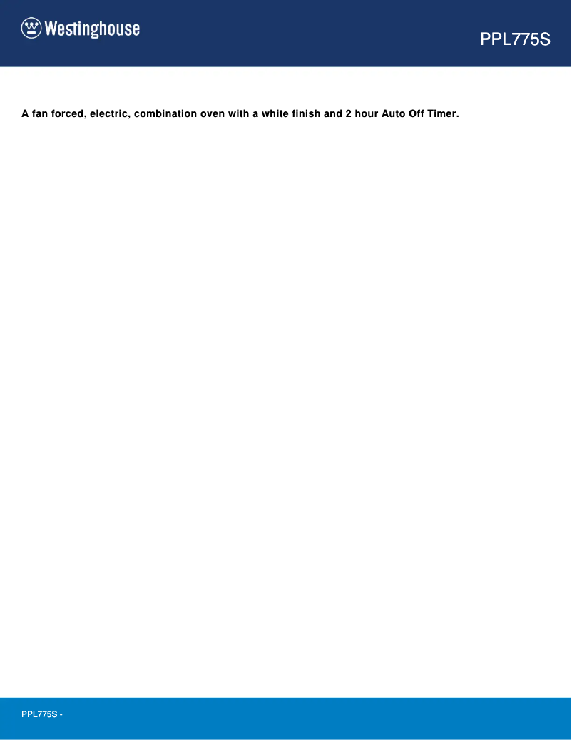 Image de la première page du manuel de l'appareil PPL775S