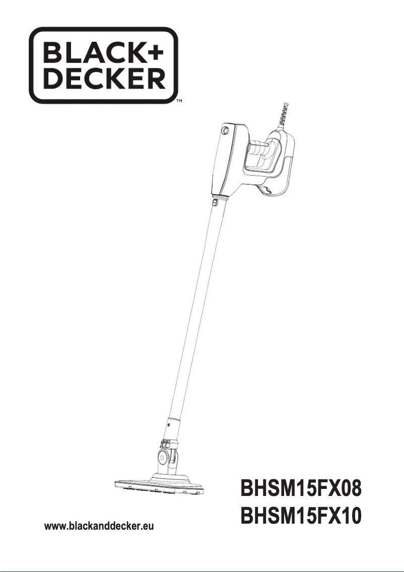Página 1 del manual Manual de usuario Black & Decker BHSM15FX08