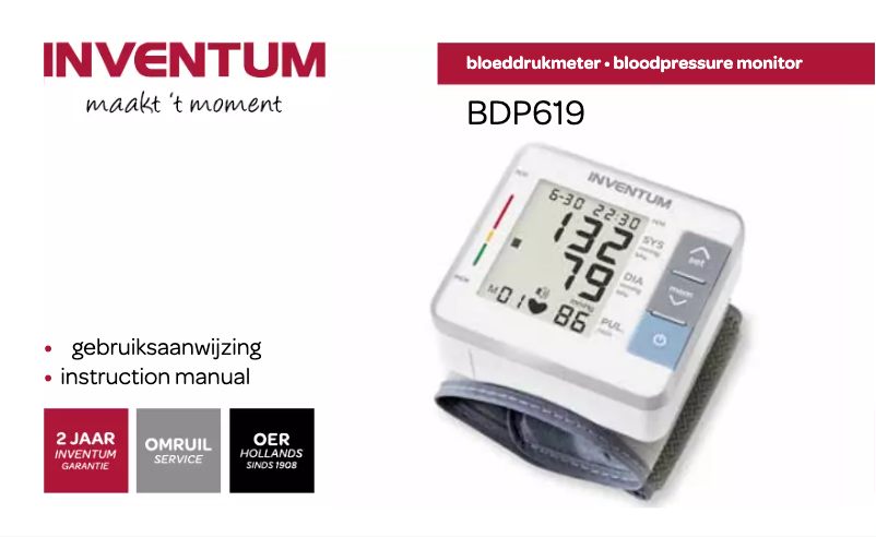 Imagen de la primera página del manual del dispositivo BDP619