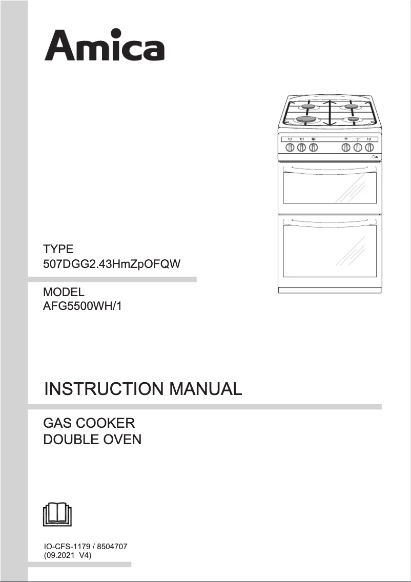 Imagen de la primera página del manual del dispositivo AFG5500WH