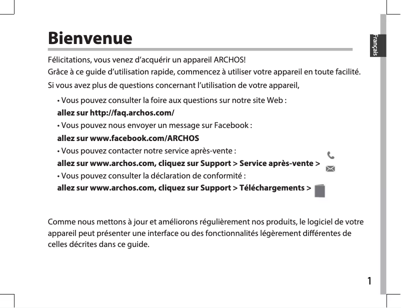 Image de la première page du manuel de l'appareil Xenon 80D
