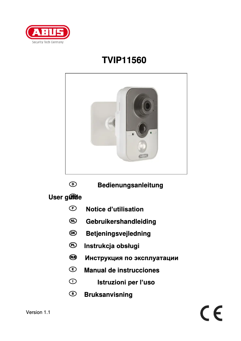 Página 1 del manual Manual de usuario Abus TVIP11560