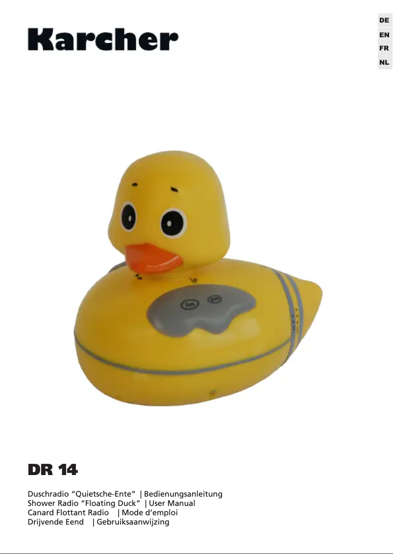 Image de la première page du manuel de l'appareil DR 14