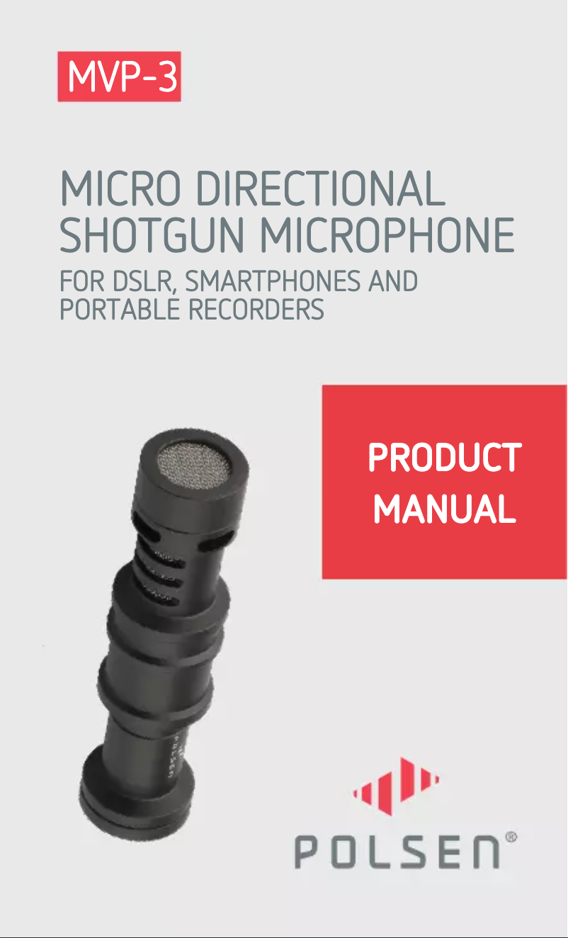 Page 1 de la notice Manuel utilisateur Polsen MVP-3