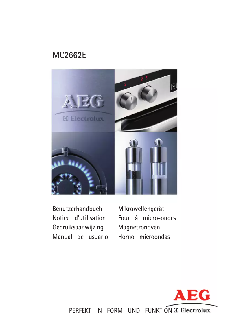 Page n°1 - Manuel utilisateur AEG-Electrolux Micromat MC 2662 E-M