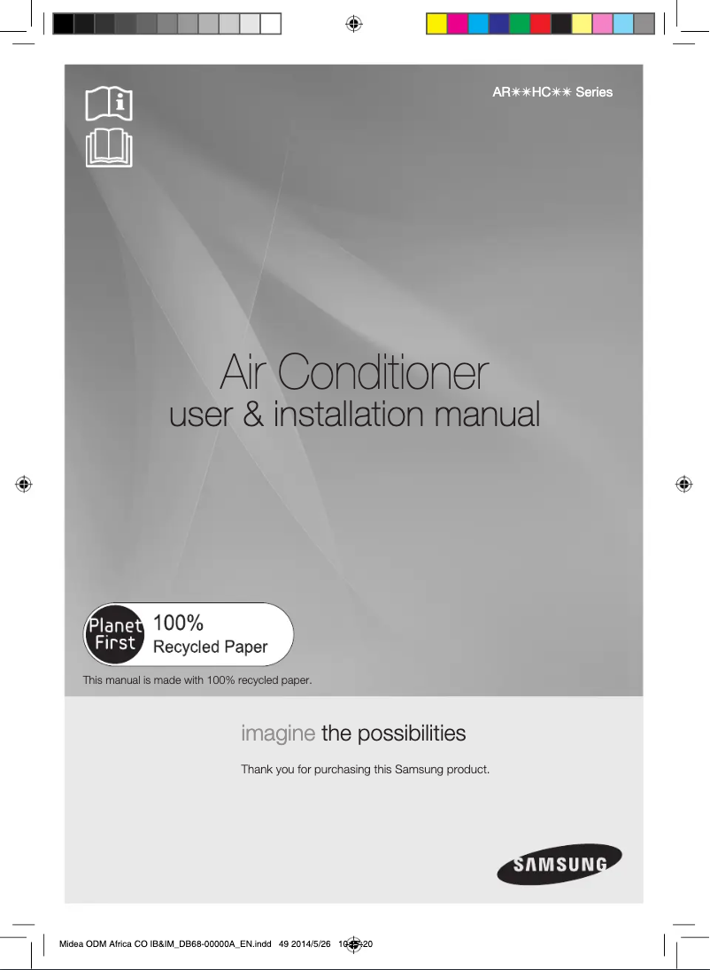 Image de la première page du manuel de l'appareil AR24HCFQAWKX