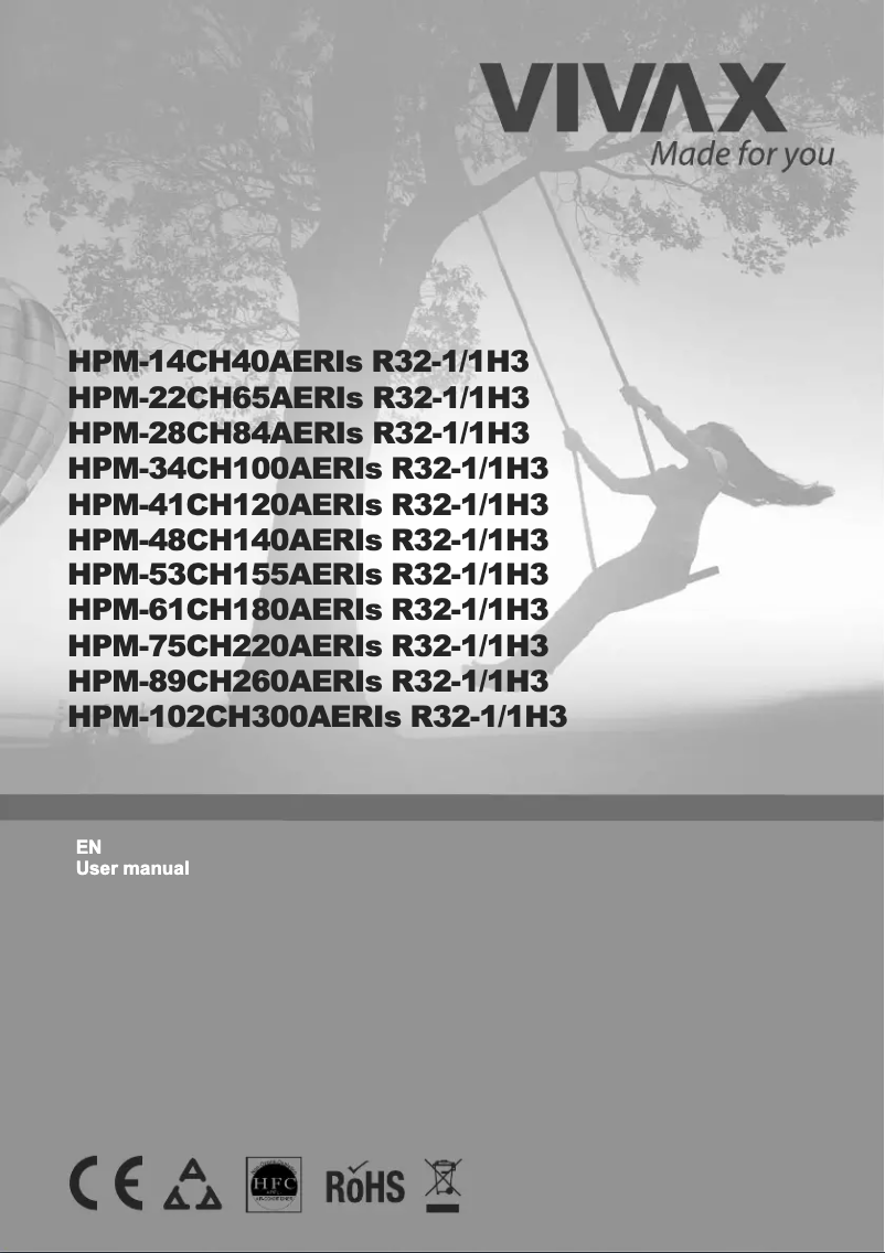 Image de la première page du manuel de l'appareil HPM-14CH40AERIs-1H3