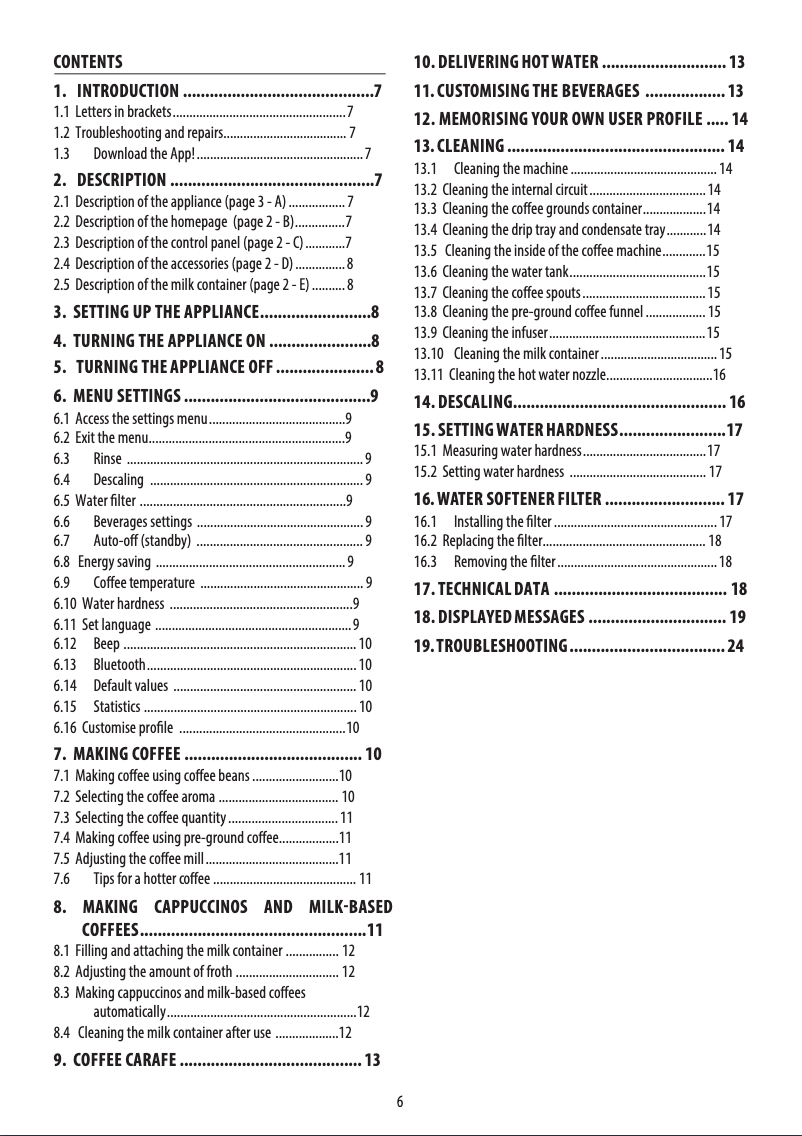 Image de la première page du manuel de l'appareil IdealFry FH2133