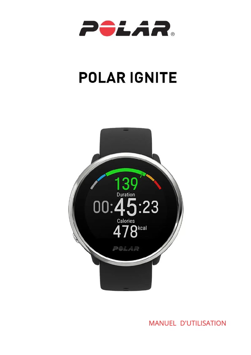 Page n°1 - Manuel utilisateur Polar Ignite