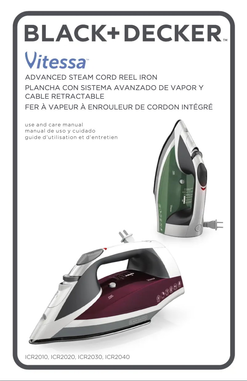 Image de la première page du manuel de l'appareil ICR2020