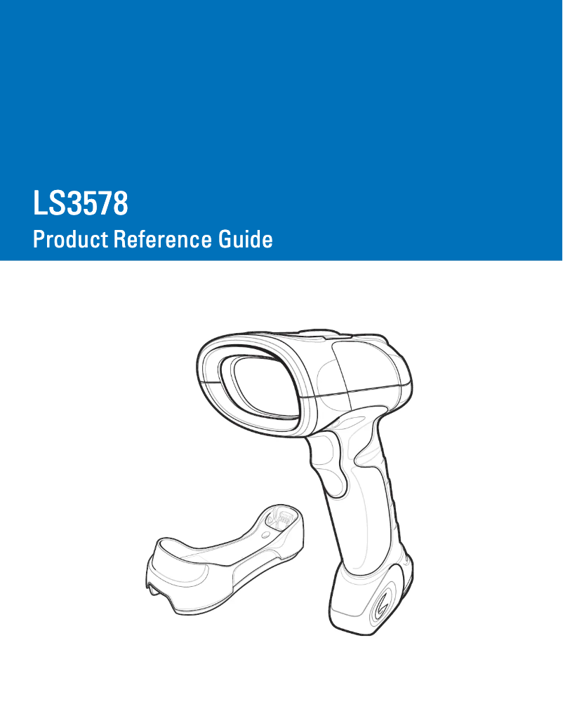 Page n°1 - Manuel utilisateur Zebra Symbol LS3578