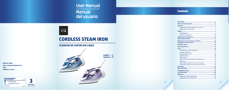 Page 1 de la notice Manuel utilisateur Easy Home GT-SlC-04-US