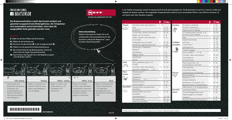 Page n°1 - Manuel utilisateur Neff T46TL74N2