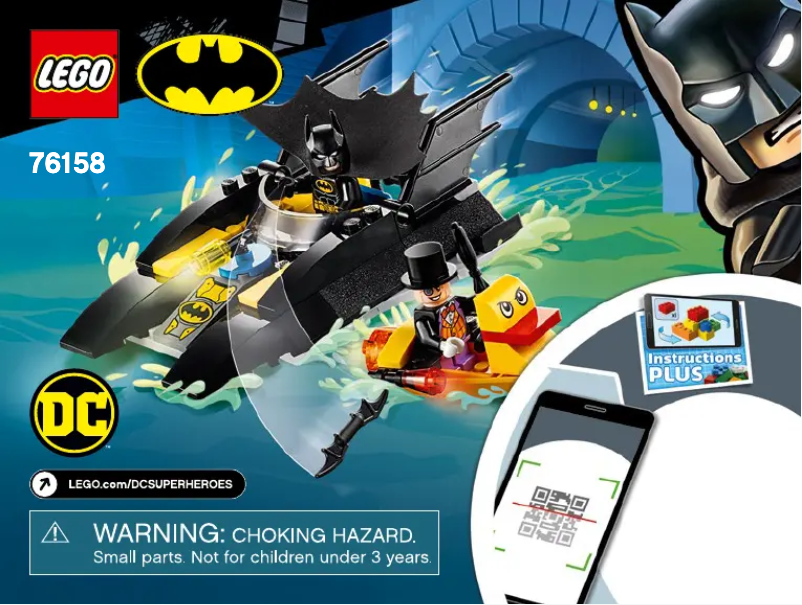 Page 1 de la notice Manuel utilisateur Lego Batman 76158
