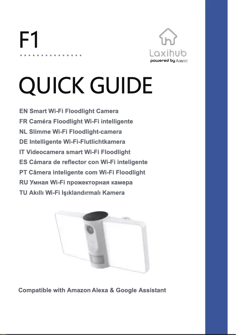 Page n°1 - Manuel utilisateur Laxihub F1