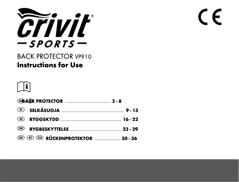 Página 1 del manual Manual de usuario Crivit VP910